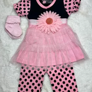 Mudpie Pink Polka Dot Set | Reborn Heart Haven