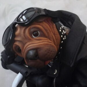 Huckleberry reborn Sharpei dog