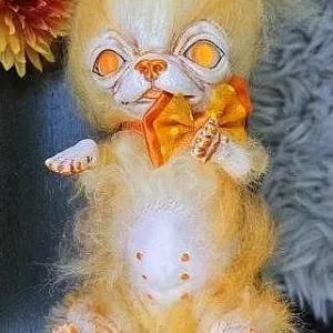 Orange puppy Reborn Doll